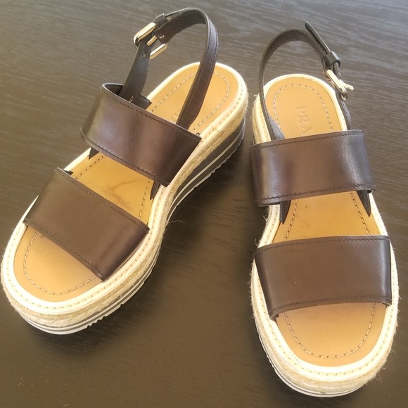 PRADA PLATFORM SANDAL - Picture 2 of 6